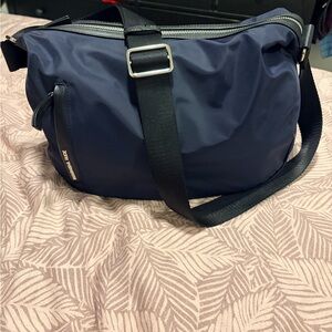 Italian Mandarina Duck Navy Crossbody Bag